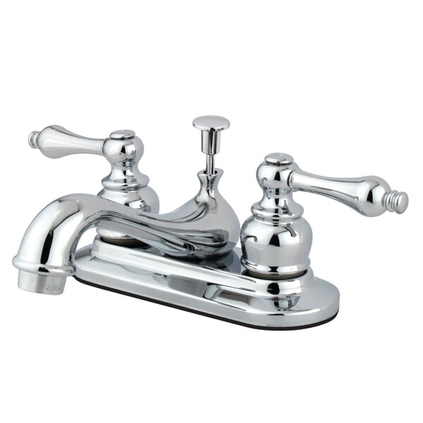 4" Centerset Bathroom Faucet, Chrome